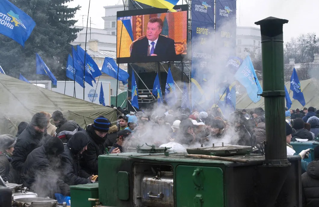 Сторонники Януковича, Киев, 2013 год. Фото: РИА Новости