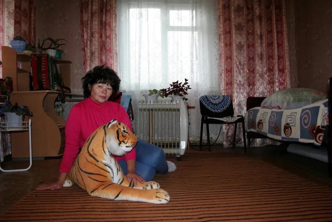 Татьяна Цымбал во временном жилье. Фото: Елена Рачева / «Новая газета»