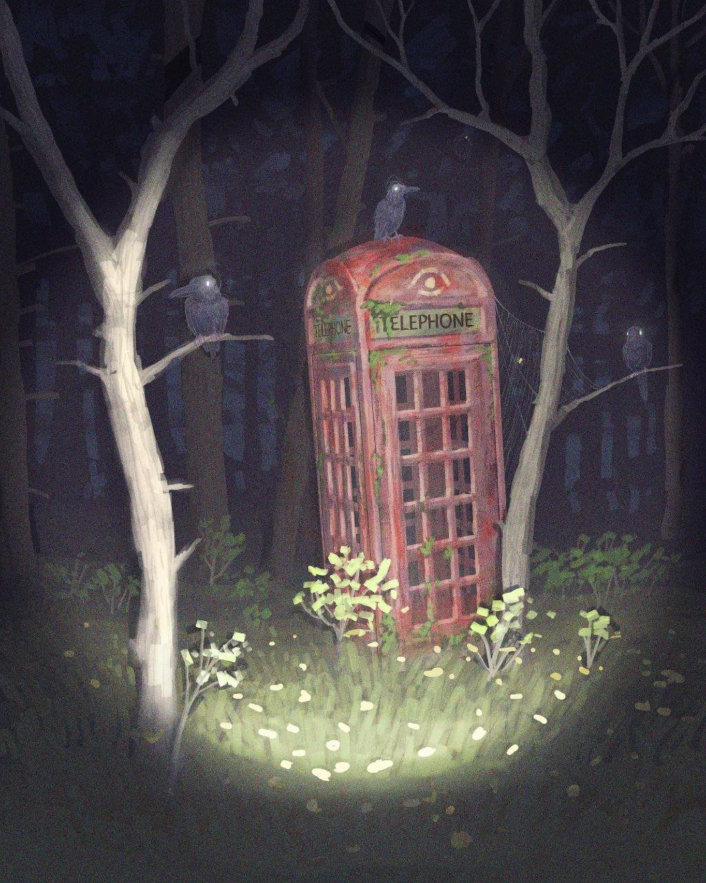 Картина Джима «Страх темноты»