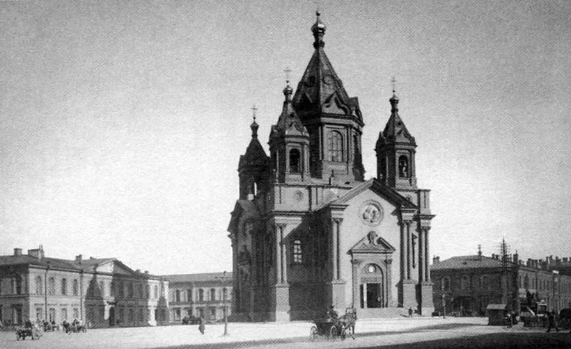 Благовещенская церковь в Петербурге. 1900-е годы. Фото: Н.Г. Матвеева