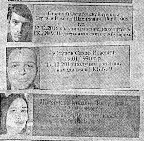 В сводке четко указано: задержанные «находятся в ГКБ №9». А Мадина Шахбиева — «скончалась в ГКБ №9»