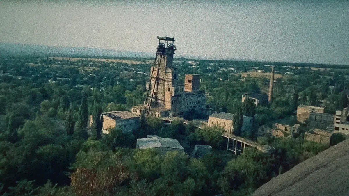 Затопленная в 2018 году угольная шахта «Юнком». Кадр из видео