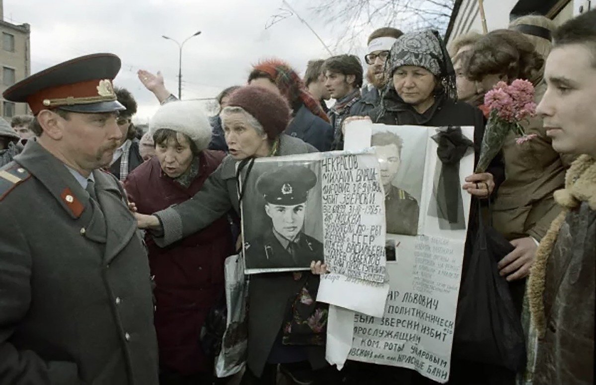 Солдатские матери на улицах Москвы. Фото: соцсети