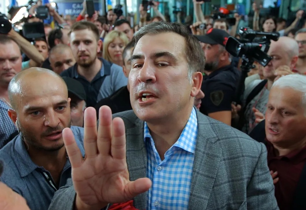 Михаил Саакашвили в аэропорту Киева, май 2019 года. Фото: РИА Новости