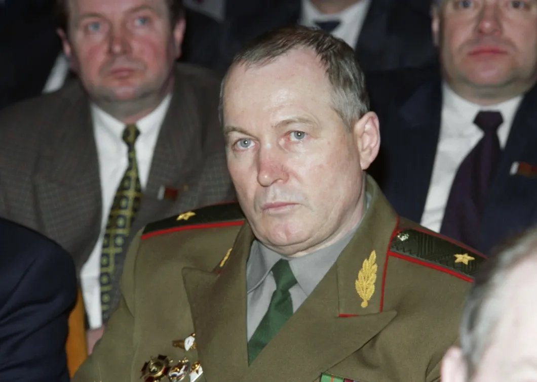 Бывший министр внутренних дел Республики Беларусь Юрий Сиваков, 1999 год. Фото: Виктор Толочко / Фотохроника ТАСС