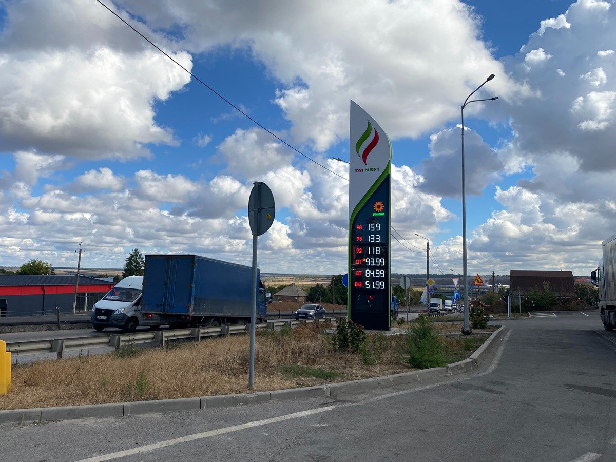 АЗС без очереди в Ростовской области. Фото автора