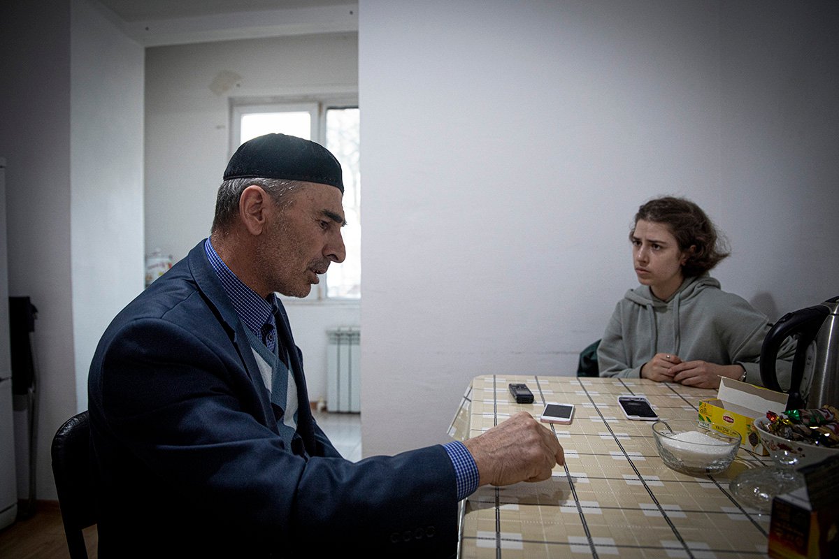 Адам Ибрагимович Хаутиев, отец Багаудина. Фото: Влад Докшин / «Новая»