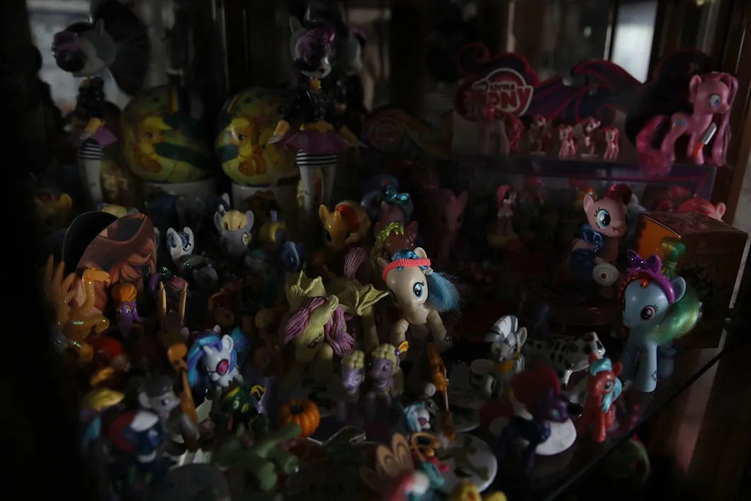 Анина коллекция маленьких пони, героев мультфильмов My Little Pony. Благодарим Pixel24.ru за предоставленную технику для съемки