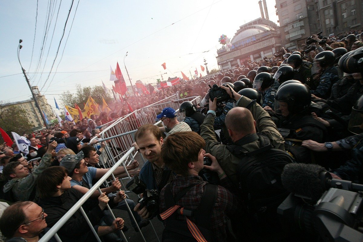 Болотная площадь. 6 мая 2012 года. Фото: Анна Артемьева / «Новая газета»