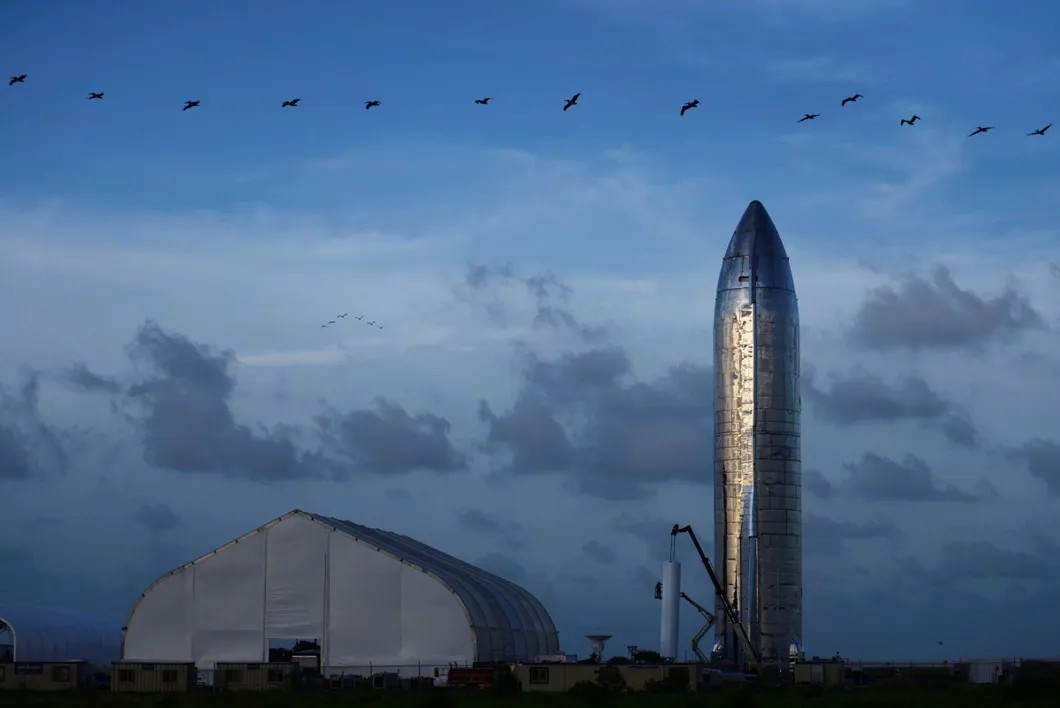 Прототип марсианской ракеты Илона Маска и компании SpaceX. Фото: Reuters