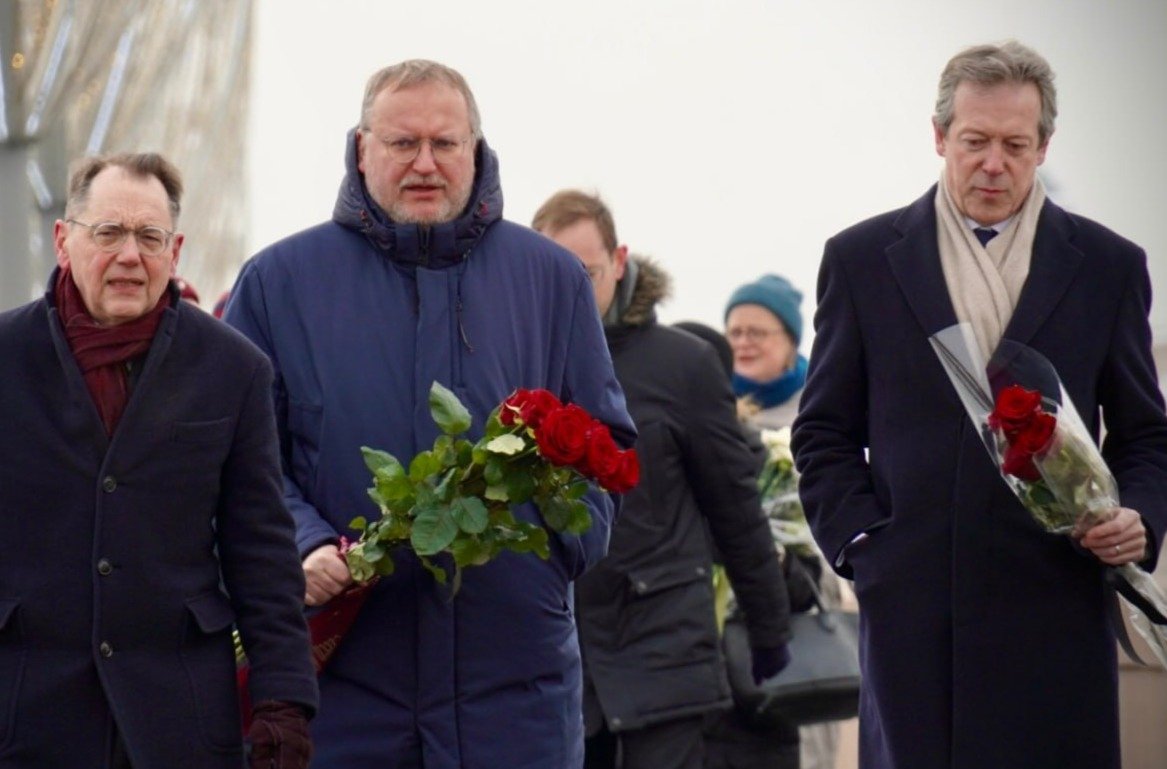 Совместный визит западных дипломатов к мемориалу на месте убийства Бориса Немцова. 27 февраля 2026 года