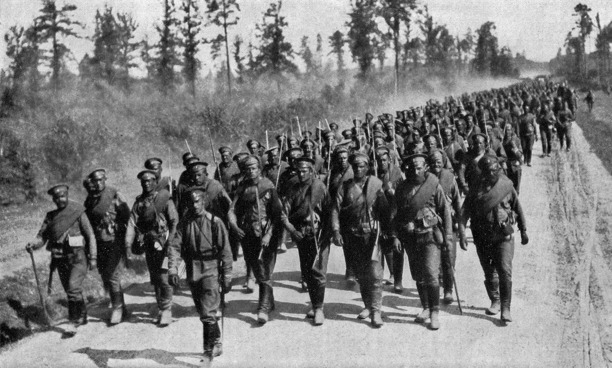 Русская пехота на марше. Фото: Википедия