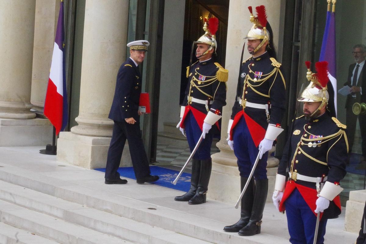 Фабьен Мандон, глава Генштаба ВС Франции. Фото: Юрий Сафронова / «Новая газета»