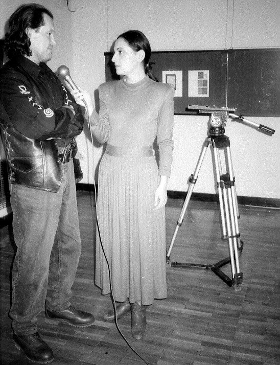 Кети Хараидзе в период работы журналистом. Фото: Keti Kharaidze / Facebook