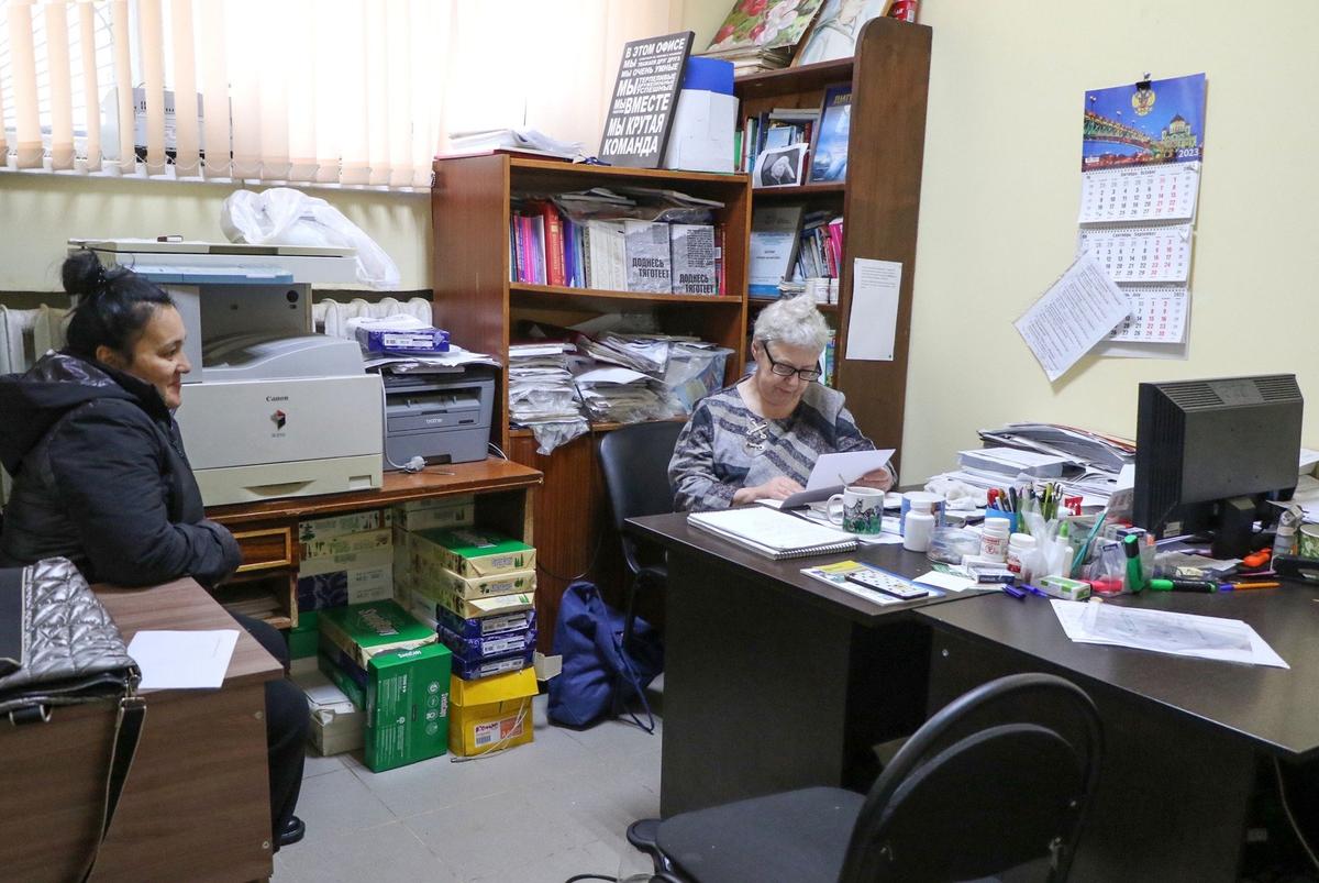 В офисе. Фото: Дарья Корнилова, автор телеграм-канала @dnk112dnk