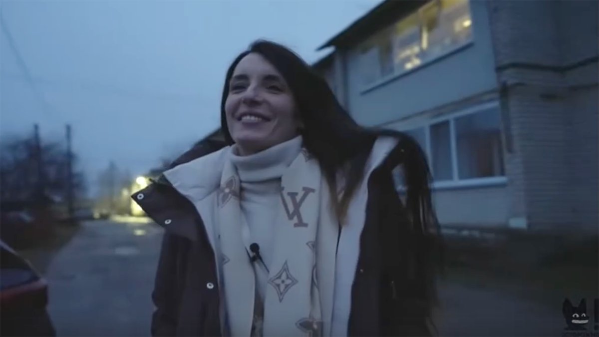 Евгения Хасис. Кадр из видео