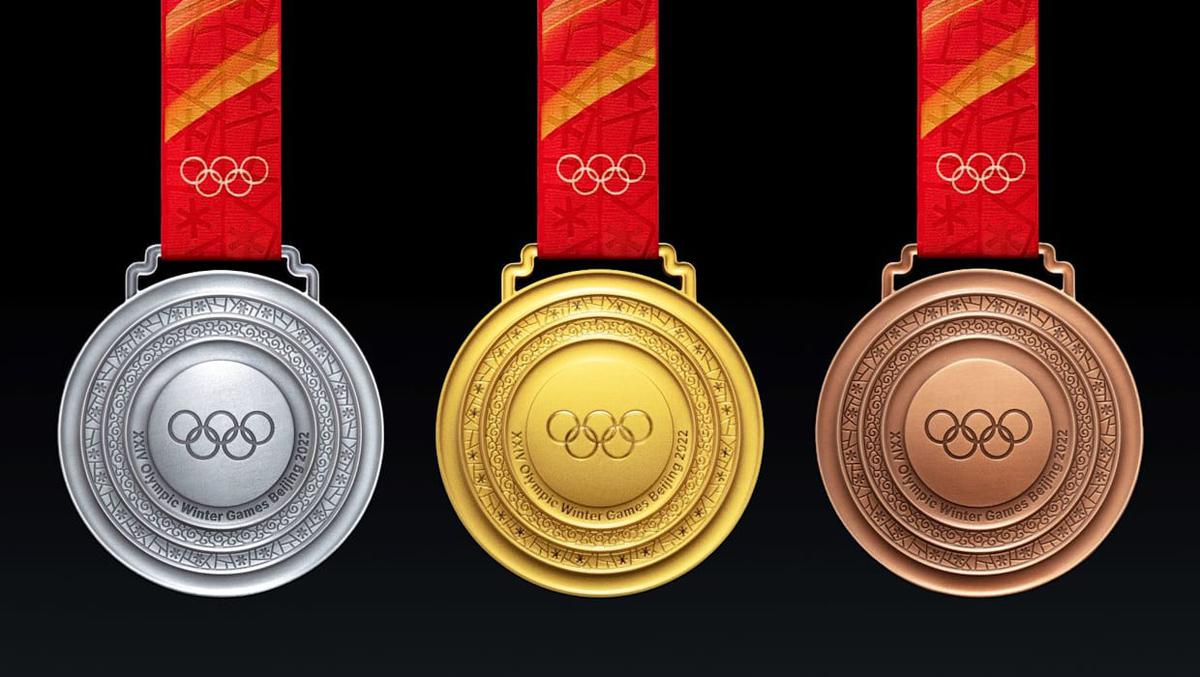 Дизайн медалей Олимпийских игр в Пекине. Фото: olympics.com