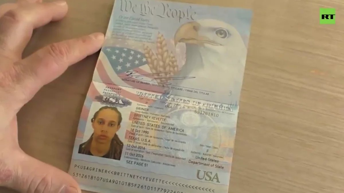 Паспорт Грайнер. Кадр оперативной съемки / RT