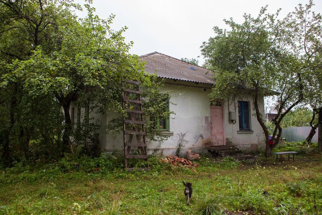 Дом, в котором живет Наталья с дочерьми. Фото: Елена Лукьянова / «Новая в Петербурге»