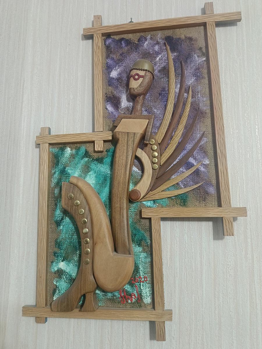 Работы из дерева Александра Шкарбаненко. Фото: Андрей Мизюк