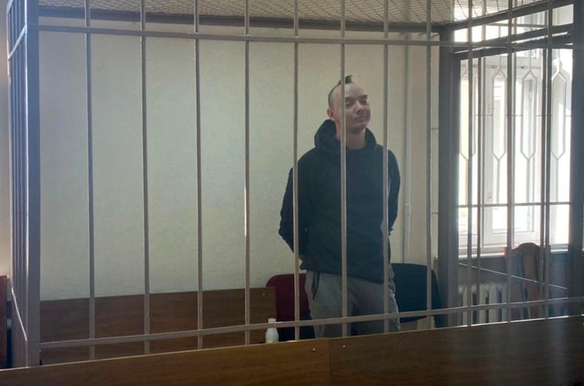 Журналист Иван Сафронов на заседании Лефортовского суда Москвы. Фото: РИА Новости