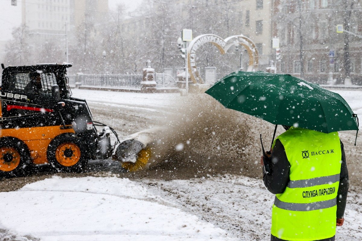 Снегопад в Екатеринбурге. Фото: Донат Сорокин / ТАСС