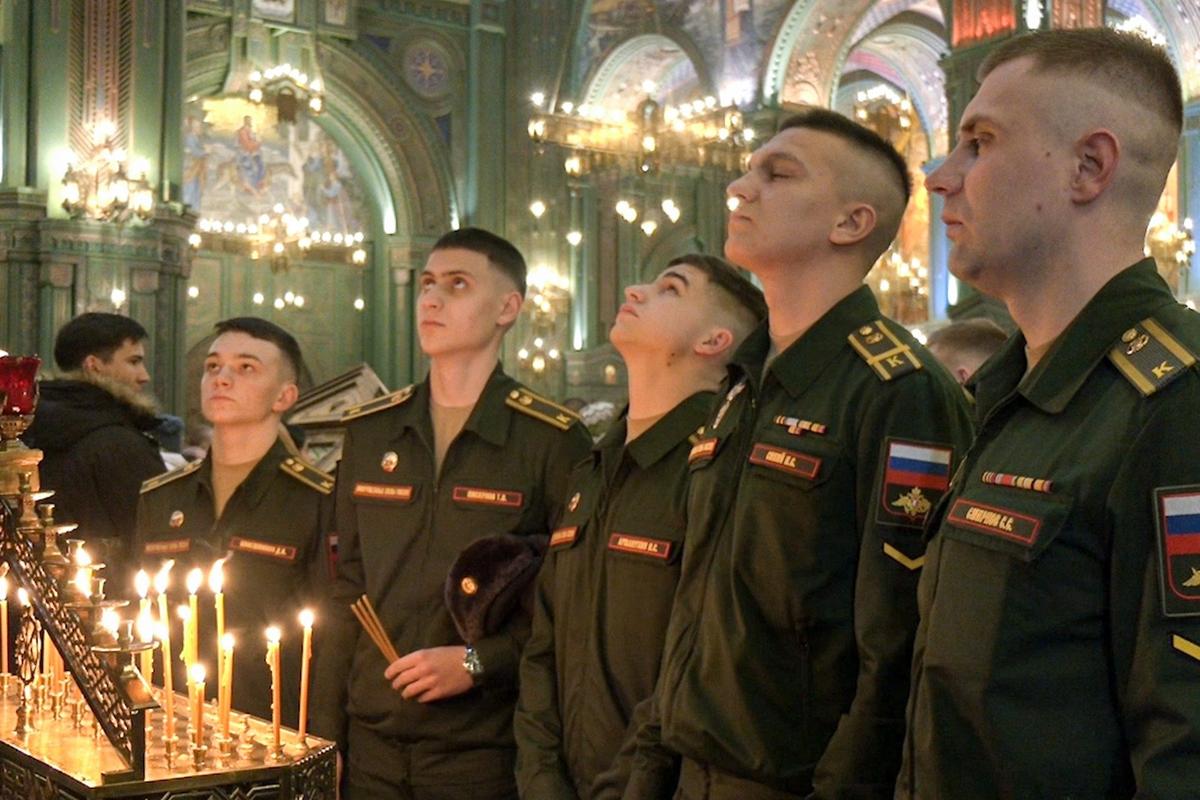 Празднование Рождества Христова в Московской области. Фото: Пресс-служба Минобороны РФ / ТАСС