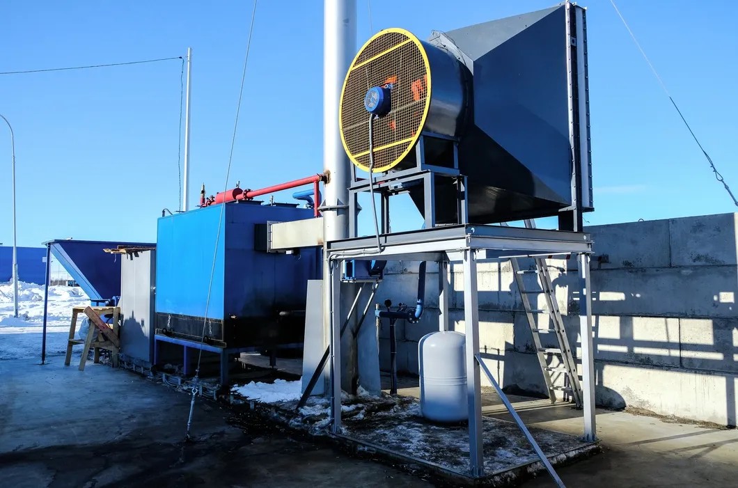 Экспериментальный котел, работающий на RDF-топливе на мусоросортировочном комплексе в поселке Междуречье, Мурманская область. Фото: РИА Новости