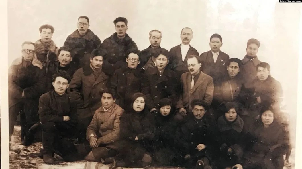 Депортированные в Казахстан корейцы, 1940 г. Фото из коллекции музея АЛЖИР, Казахстан