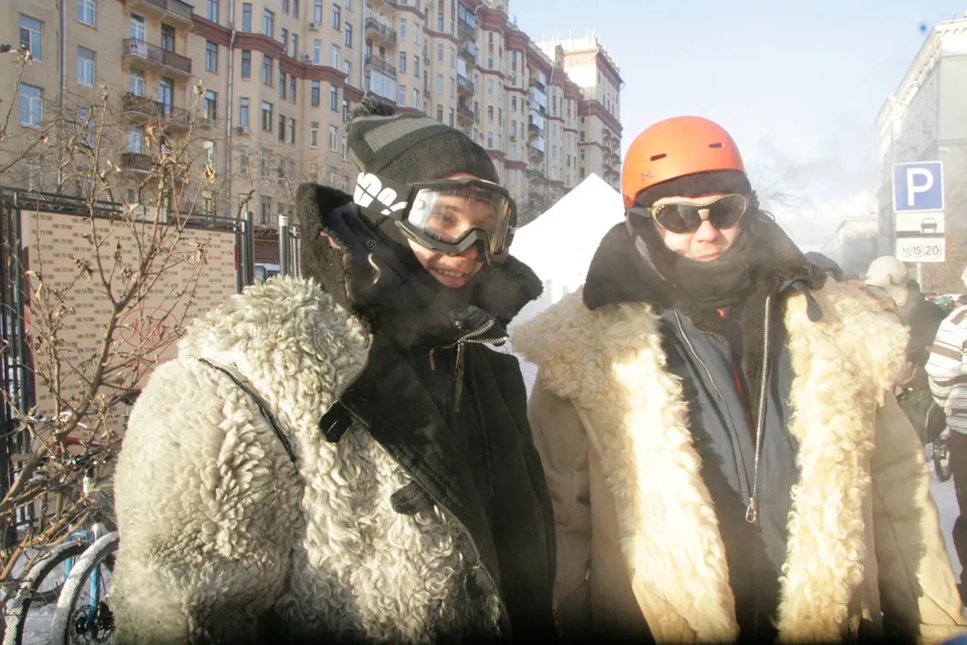 Участники велопарада. Фото: Алексей Комаров / «Новая газета»