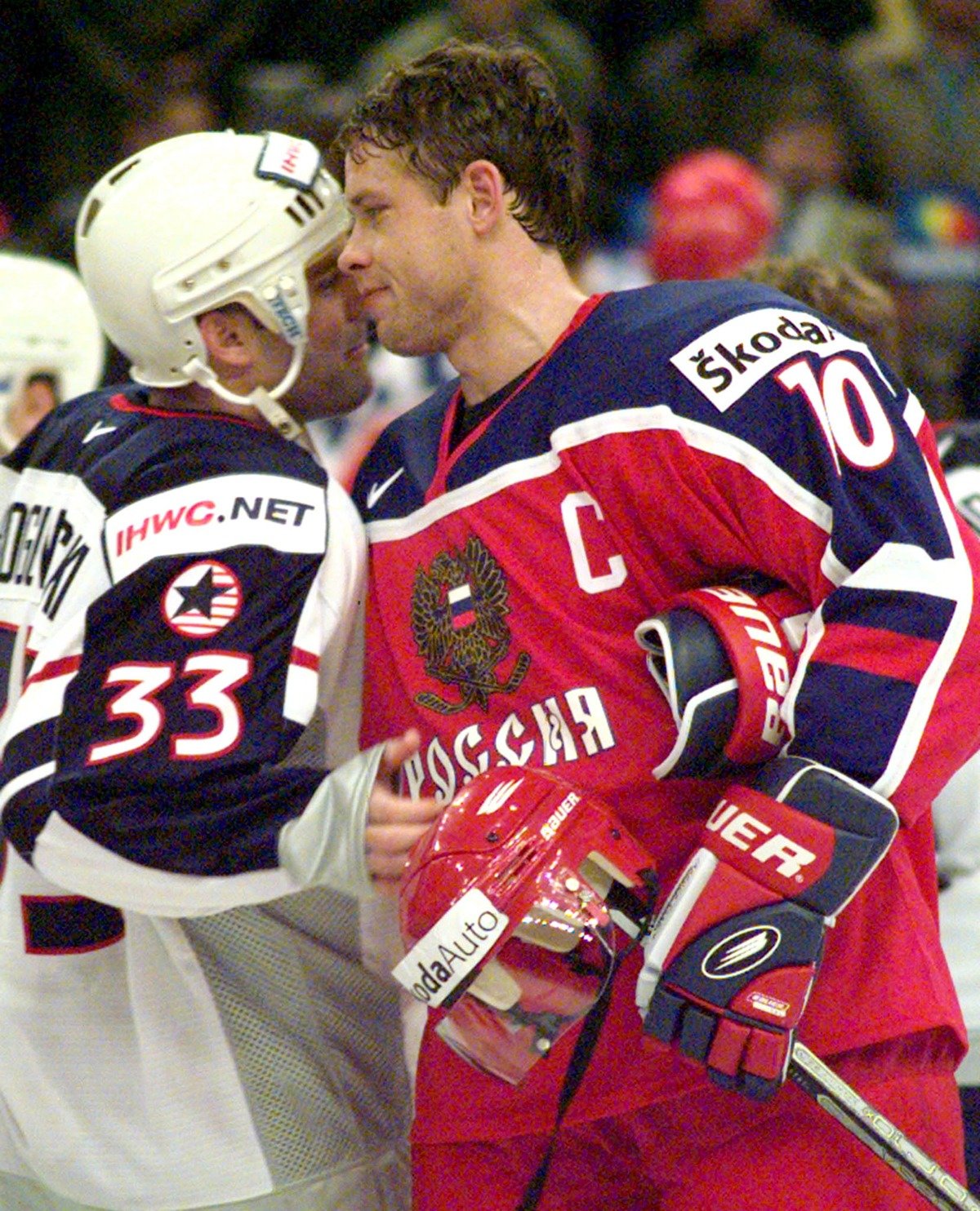 Павел Буре — капитан российской сборной на чемпионате мира 2000. Фото: Алексей Панов / ИТАР-ТАСС