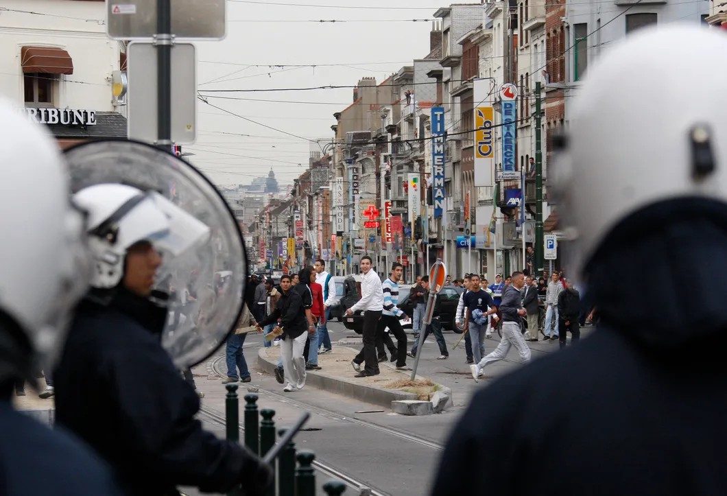 Беспорядки в Андерлехте, 2008 г. Фото: Reuters