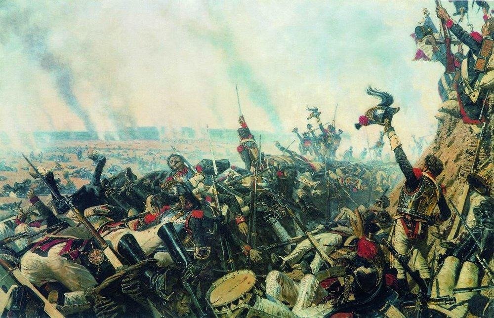 Василий Верещаги. Конец Бородинского боя