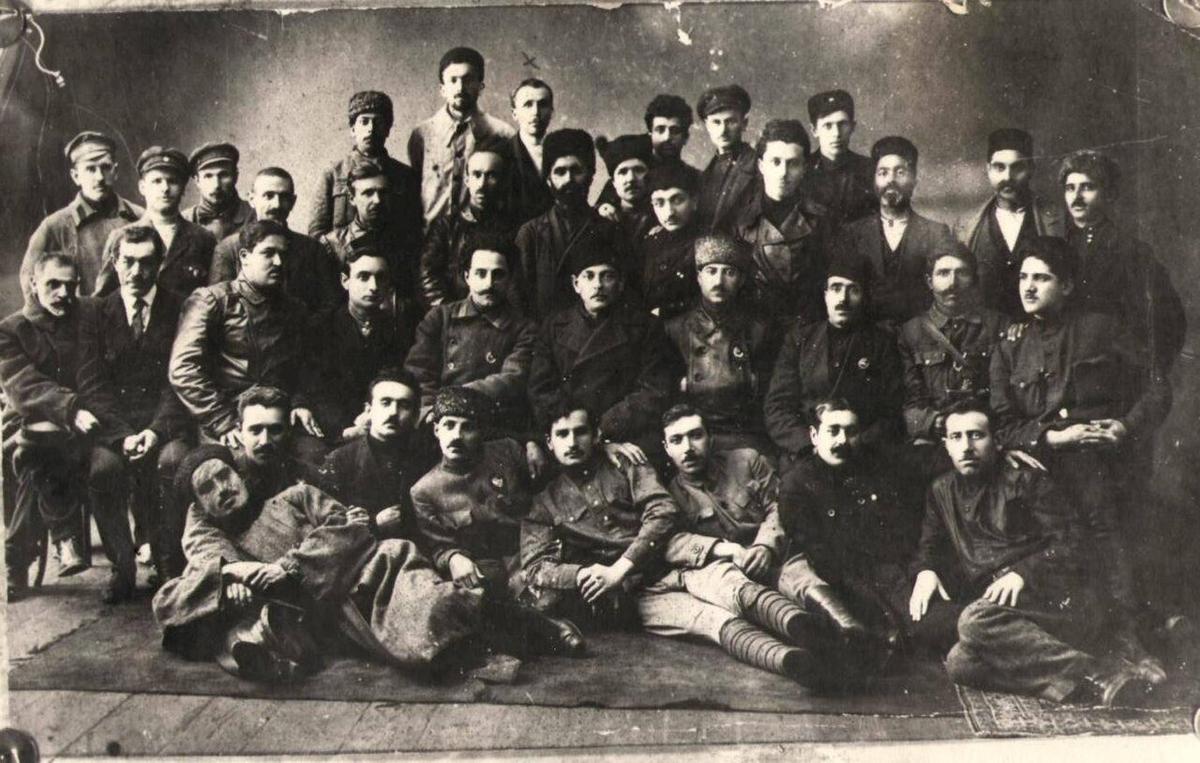 Коммунисты Азербайджанской Республики. 1921 год. Фото: википедия