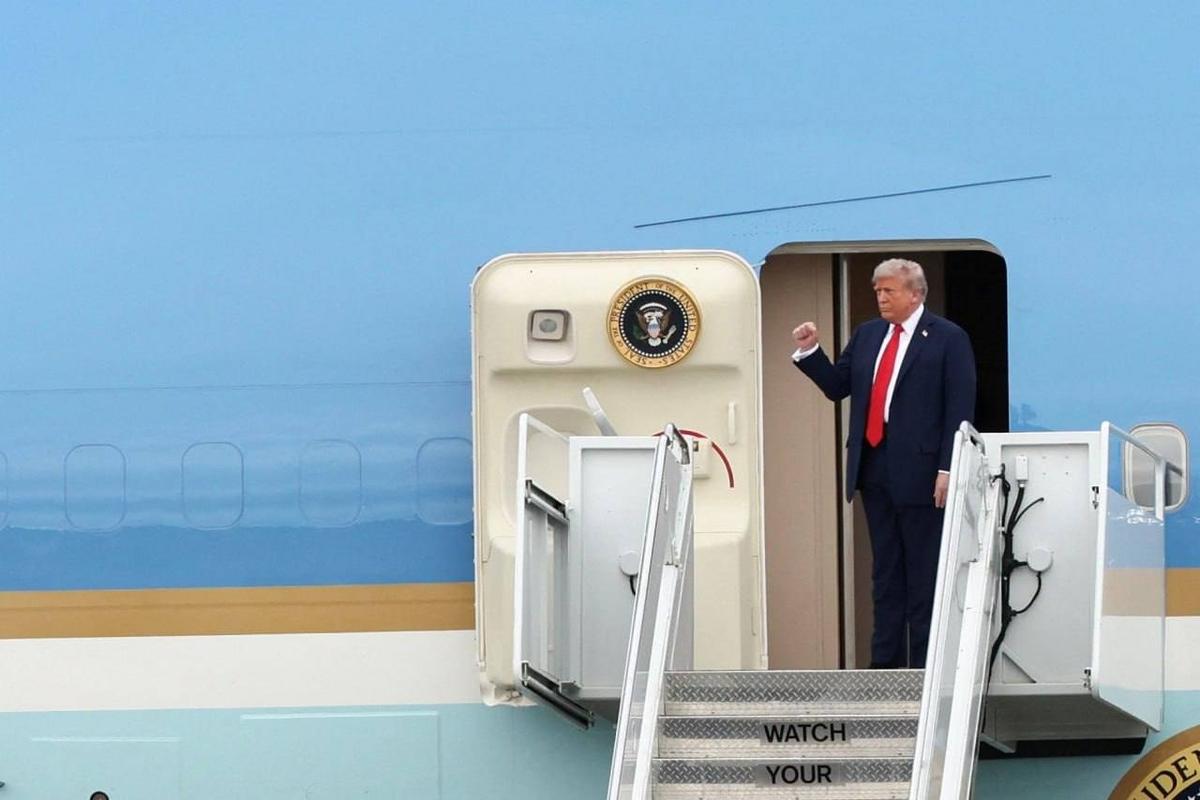 Дональд Трам на Аляске. Фото: Kremlin Russian / Telegram