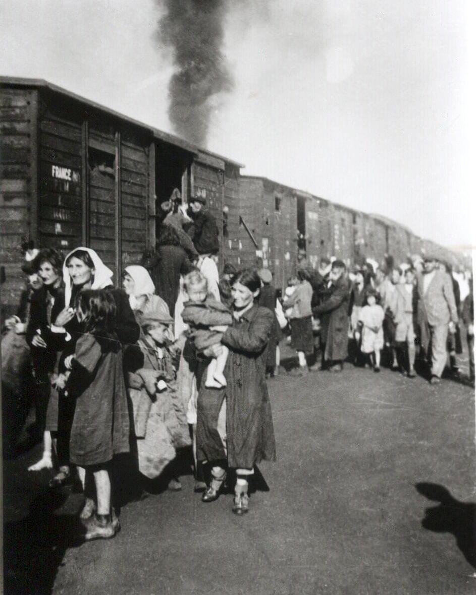 Депортация в Треблинку из гетто в Седльце, 1942 г. Фото: архив