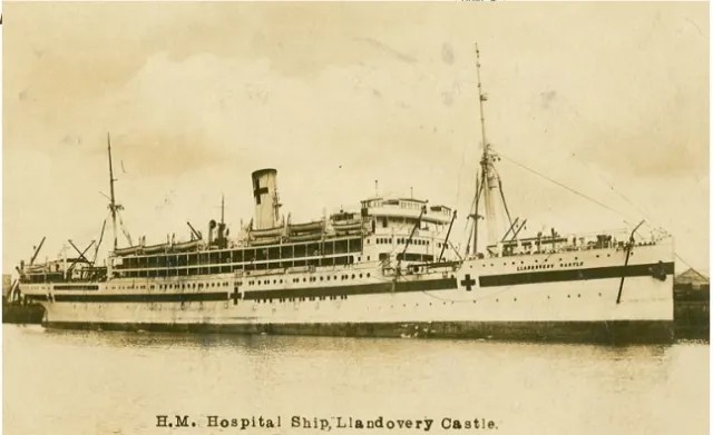 Канадский госпитальный корабль «Ландоверн Касл», 1913 Wikipedia