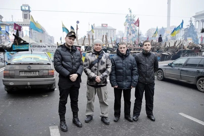Алексей Колегов в Киеве во время событий революционного Майдана февраля 2014 года. Фото: Алексей Колегов / Вконтакте