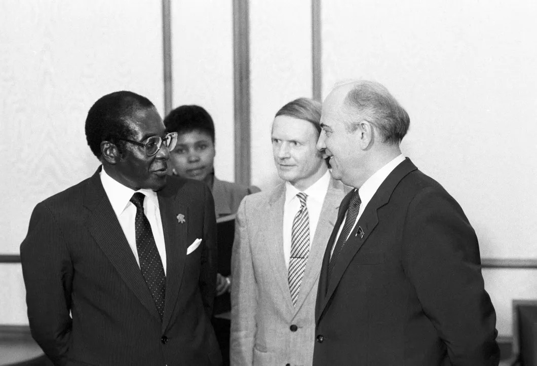 Визит Роберта Мугабе в СССР, 1987 год. Фото: РИА Новости