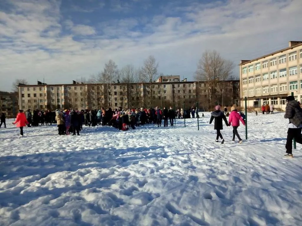 Эвакуация школы в Санкт-Петербурге