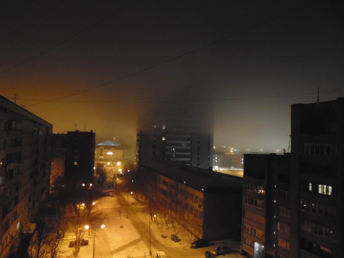 Krasnoyarsk Black sky mode. Photo: Alexey Tarasov / Novaya Gazeta