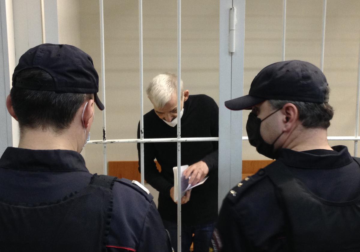 Юрий Дмитриев в суде. Фото: Никита Гирин / для «Новой»