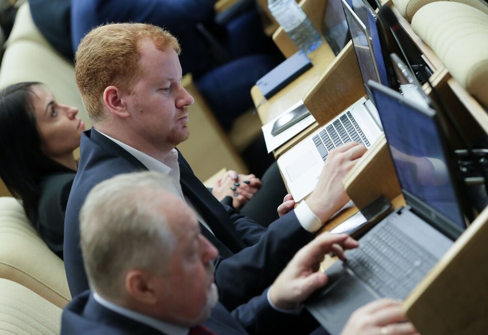 Член комитета ГД России по бюджету и налогам Денис Парфенов. Фото: Агентство «Москва»