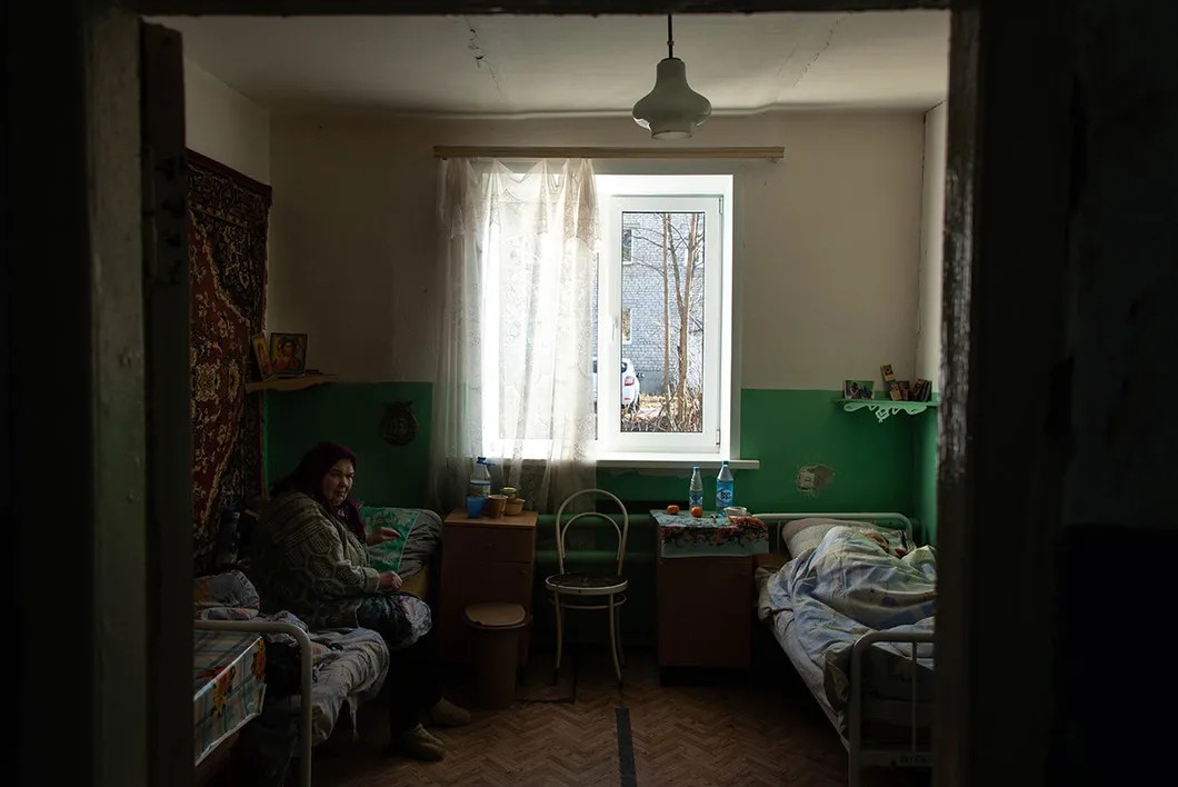 В Ширингушском доме-интернате для престарелых и инвалидов. Фото: Виктория Одиссонова / «Новая»