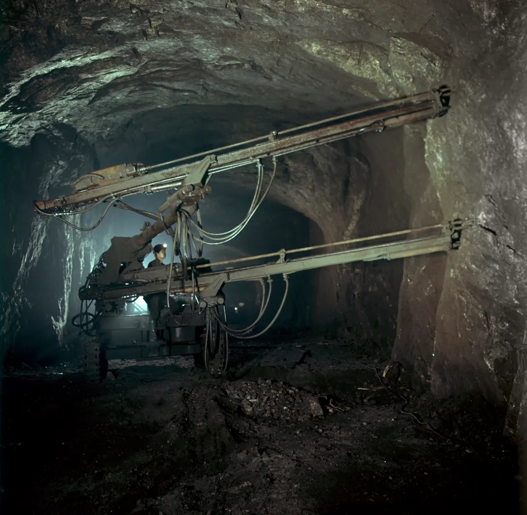 Буровая установка в руднике «Комсомольский», Красноярский край. Фото: РИА Новости