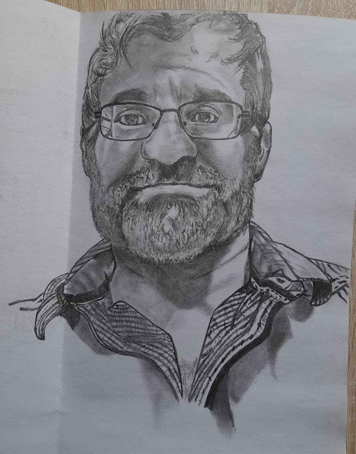 Папа (Николай Щербаков). Рисунок Евгения Магницкого