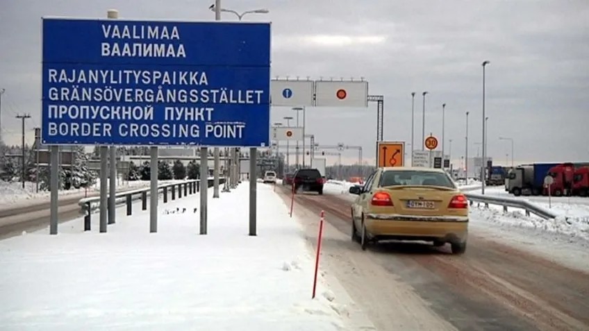 На российско-финской границе. Фото: yle.fi