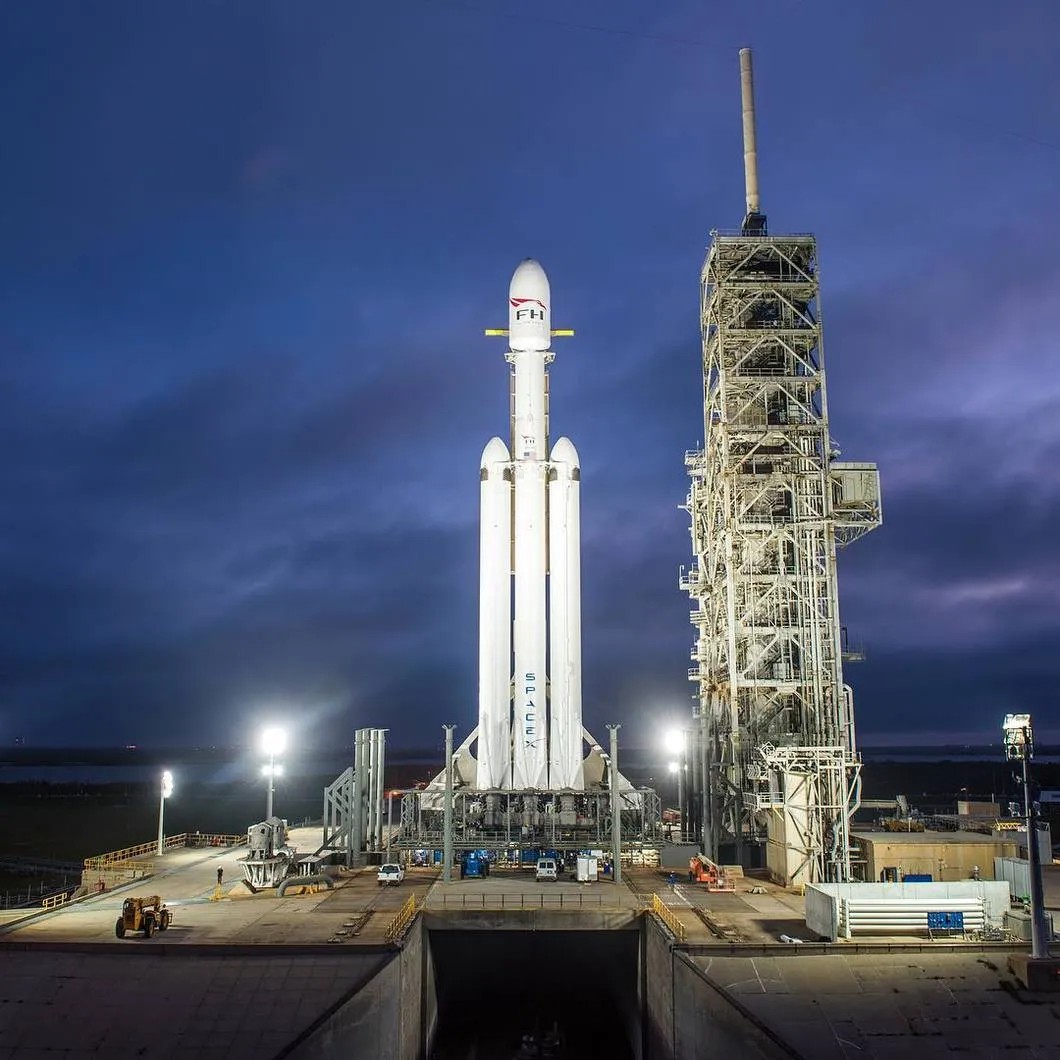 Ракета-носитель Falcon Heavy. Фото: SpaceX