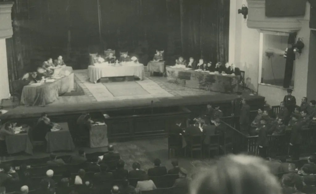 На судебном процессе. Фото из архива