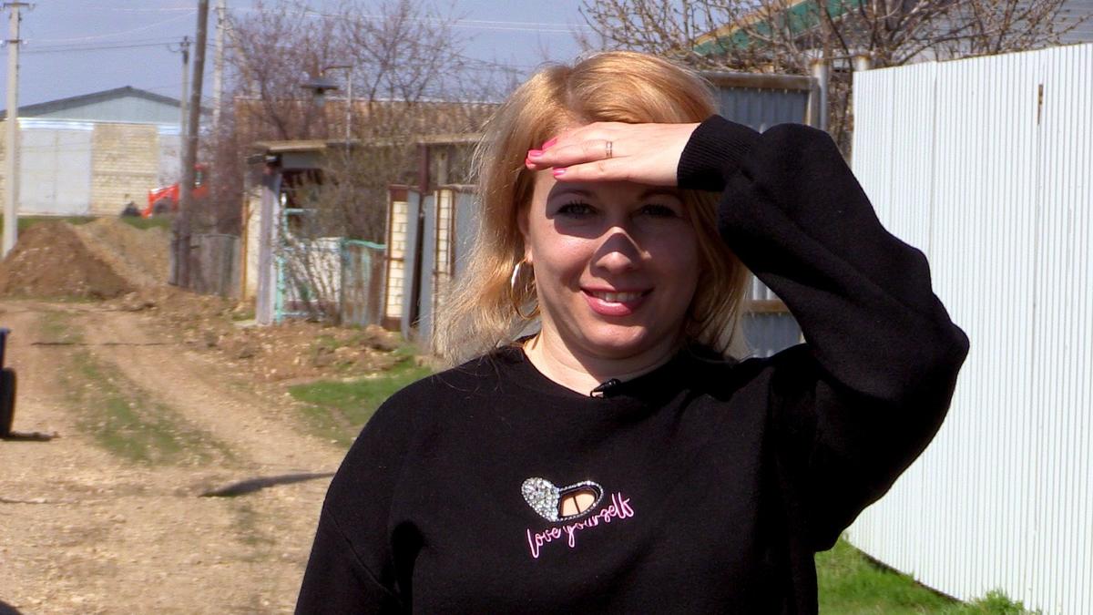 Жительница Дубровного Марина. Фото: Надежда Андреева / «Новая газета»